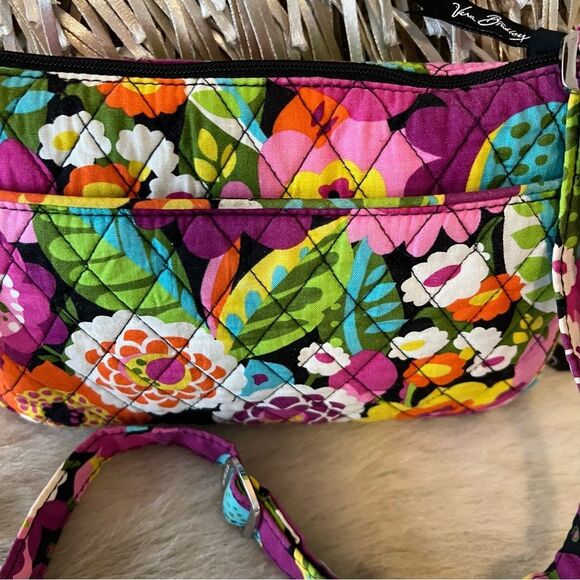 Vera Bradley Va-Va Bloom Little Hipster Crossbody Bag - Picture 6 of 14